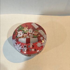 Festive Merry Christmas Tin